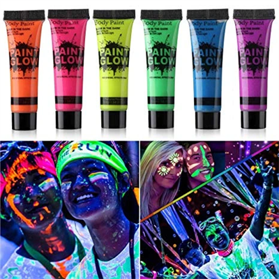 Neon Glow Fosforlu Krem Boya - 12 Adet