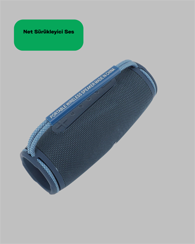 Net Stereo Ses Sunan IPX5 Su Geçirmez Bluetooth Hoparlör