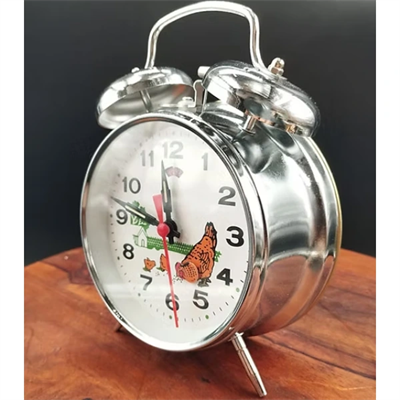 Nostaljik Kurmalı Horozlu Çalar Saat Büyük Boy