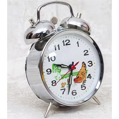 Nostaljik Kurmalı Horozlu Çalar Saat Büyük Boy