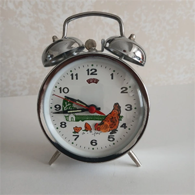 Nostaljik Kurmalı Horozlu Çalar Saat Büyük Boy