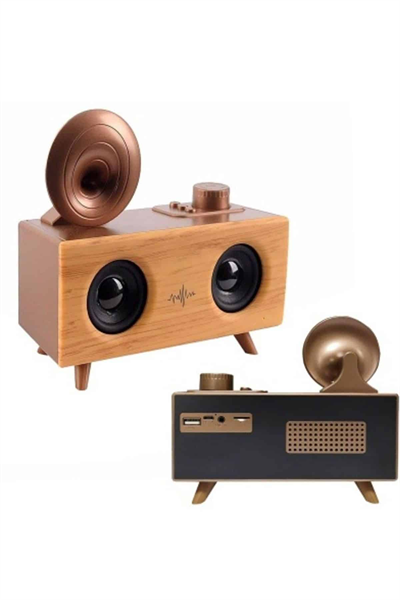 Nostaljik Radyo Bluetooth Bağlantılı Şarjlı Yüksek Ses Kaliteli