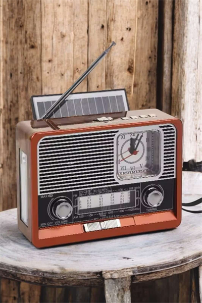 Nostaljik Radyo USB,AUX Ve SD Kart Girişli Bluetooth Bağlantılı