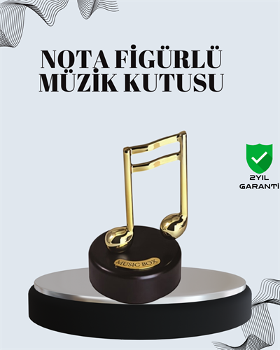 Nota Figürü Müzik Kutusu Melodious Model