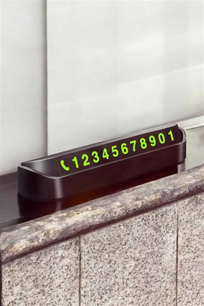 Numaralık Araç İçi Araba Araç Park Numaratör Telefon Numarası Yazma