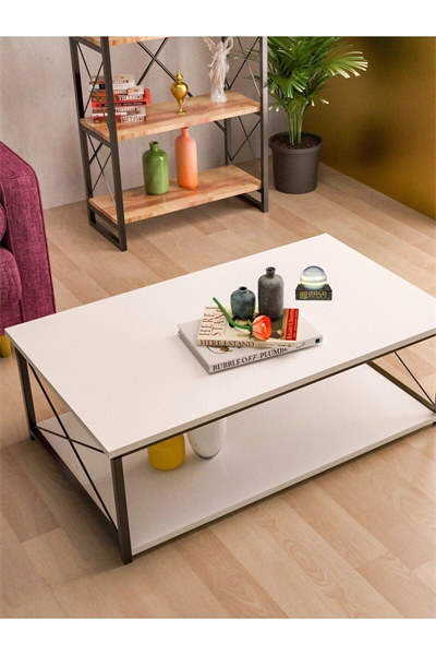 ORTA SEHPA DOUBLE BEYAZ