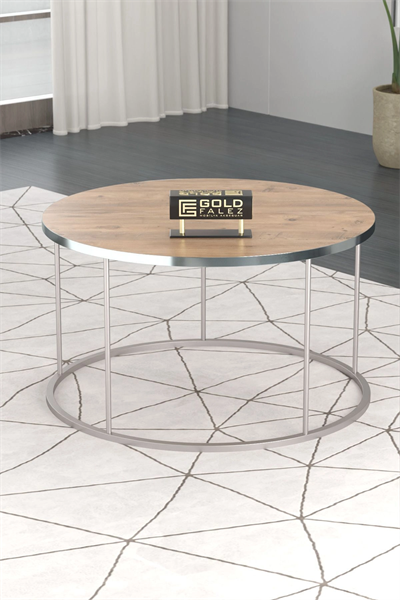 ORTA SEHPA TERRA LÜX GÜMÜŞ CEVİZ