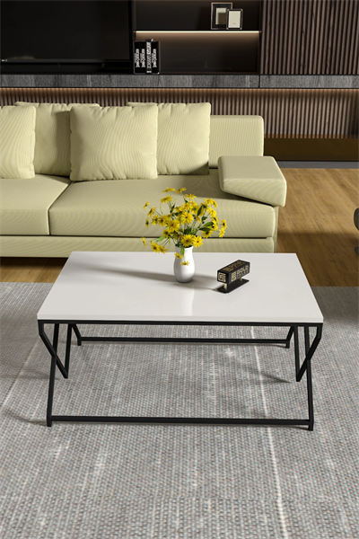 ORTA SEHPA V LÜX BEYAZ