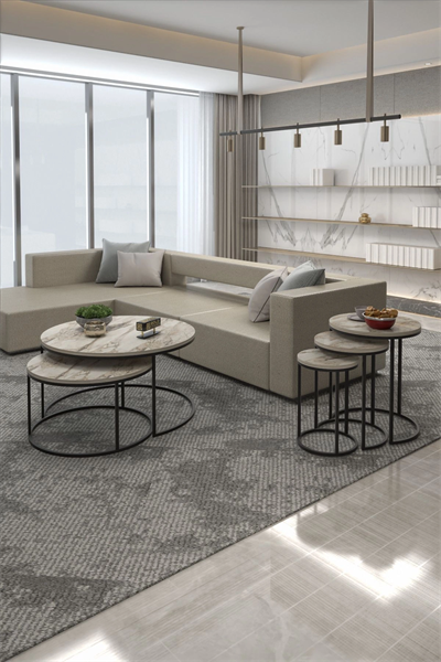 ORTA SEHPA VE ZİGON SEHPA SET İKİLİ LÜX C ZİGON EFES