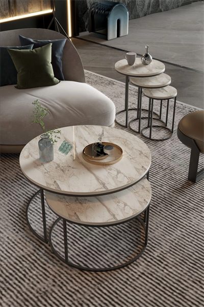 ORTA SEHPA VE ZİGON SEHPA SET İKİLİ LÜX C ZİGON EFES