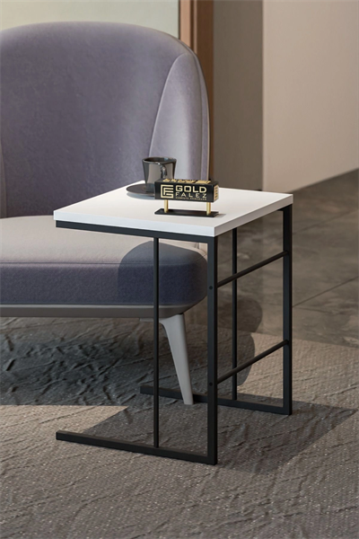 ORTA SEHPA VE ZİGON SEHPA SOLO SET BEYAZ