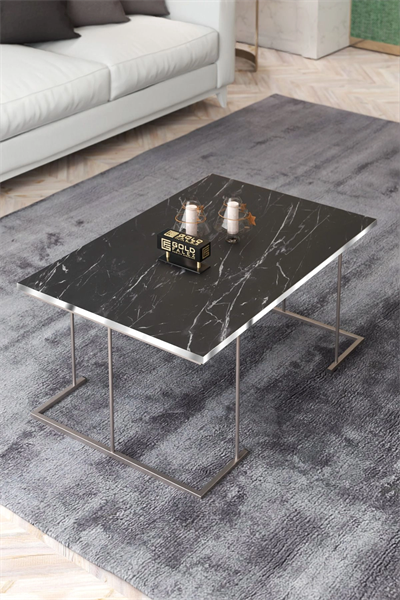 ORTA SEHPA VE ZİGON SEHPA SOLO SET GÜMÜŞ BENDİR