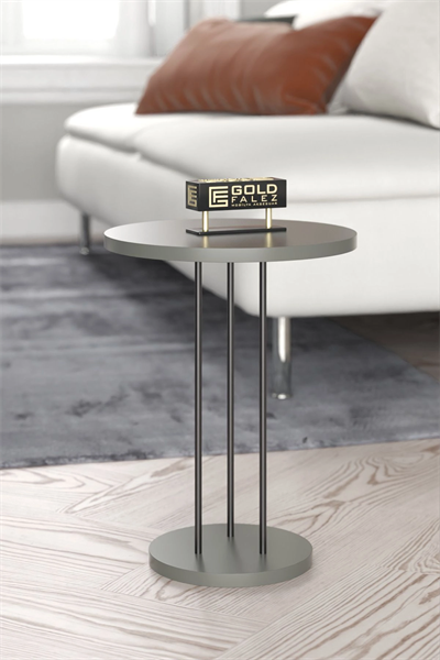 ORTA SEHPA VE ZİGON SEHPA TERRA SET ANTRASİT CEVİZ