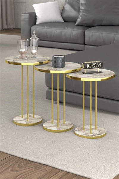 ORTA SEHPA VE ZİGON SEHPA TERRA SET GOLD EFES