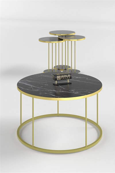 ORTA SEHPA VE ZİGON SEHPA TERRA SET GOLD BENDİR