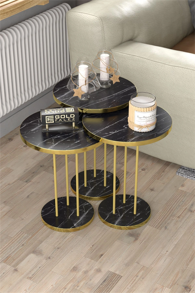 ORTA SEHPA VE ZİGON SEHPA TERRA SET GOLD BENDİR