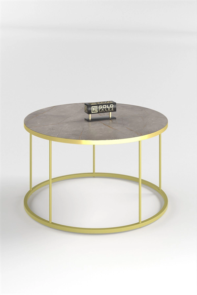 ORTA SEHPA VE ZİGON SEHPA TERRA SET GOLD GORDİON