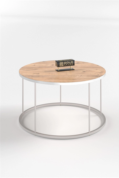 ORTA SEHPA VE ZİGON SEHPA TERRA SET GÜMÜŞ CEVİZ