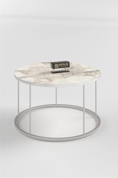 ORTA SEHPA VE ZİGON SEHPA TERRA SET GÜMÜŞ EFES