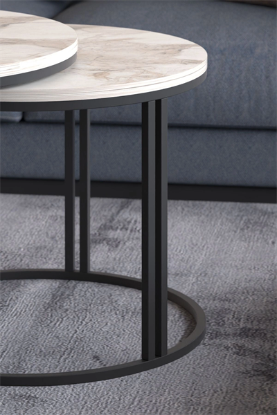 ORTA SEHPA ZİGON SEHPA YAN SEHPA 3 LÜ SET  DOLUNAY EFES