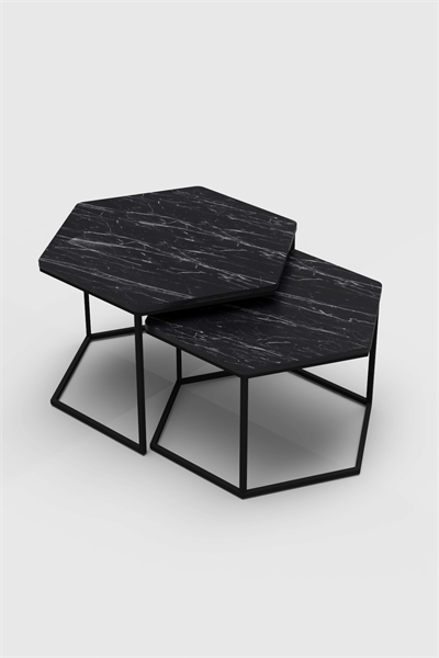 Orta Sehpa Altıgen İkili Lüx Bendir