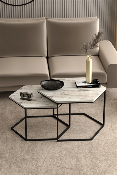 Orta Sehpa Altıgen İkili Lüx Efes