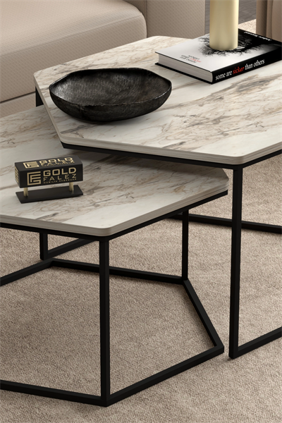 Orta Sehpa Altıgen İkili Lüx Efes