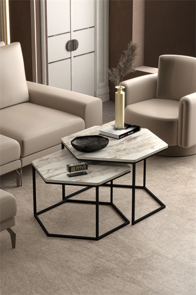 Orta Sehpa Altıgen İkili Lüx Efes