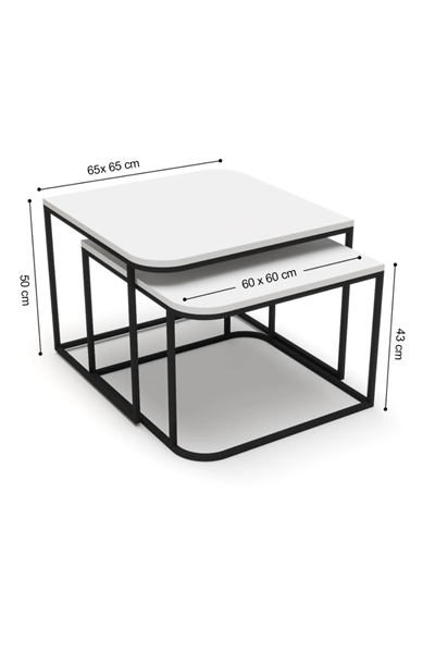 Orta Sehpa Damla İkili Lüx Efes