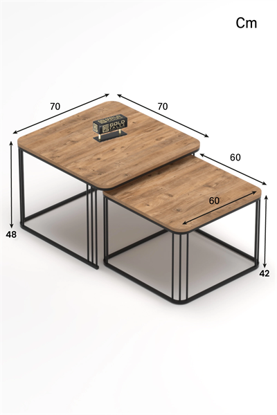 Orta Sehpa İkili Alize Atlantik Çam
