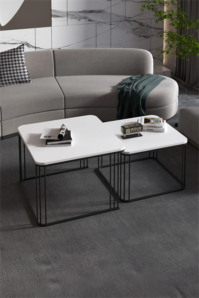 Orta Sehpa İkili Alize Beyaz