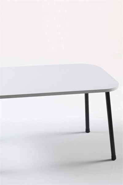 Orta Sehpa Kr Metal Ayak Beyaz