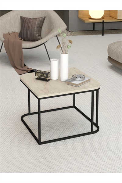 Orta Sehpa Tekli Damla Traverten