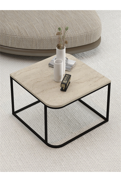 Orta Sehpa Tekli Damla Traverten