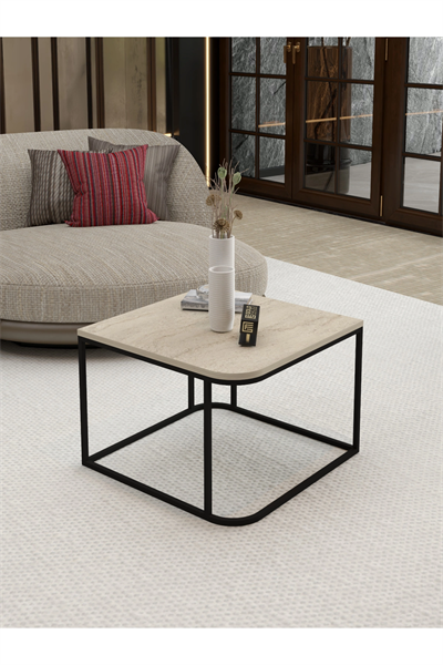 Orta Sehpa Tekli Damla Traverten