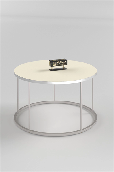 Orta Sehpa Terra Lüx Gümüş Krem