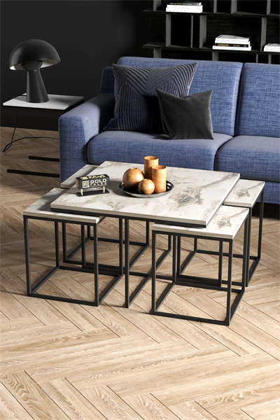 Orta Sehpa Ve Zigon Sehpa 5li Lüx Set EFES