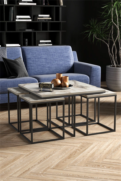 Orta Sehpa Ve Zigon Sehpa 5li Lüx Set EFES