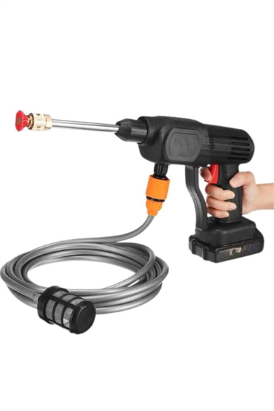 Oto Araba Yıkama Şarjlı Ve Yüksek Basınçlı Oto Yıkama Ve Sulama Tabancası