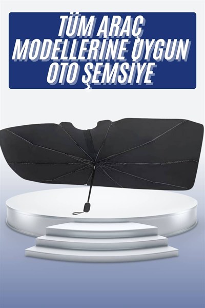 Oto Ön Cam Güneşliği Otomatik Katlanabilir Gölgelik Oto Cam Şemsiye