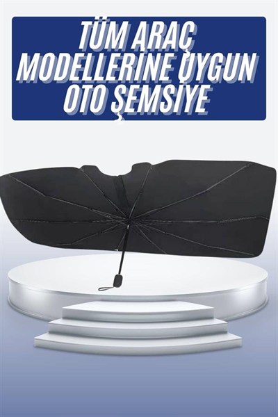 Oto Ön Cam Güneşliği Otomatik Katlanabilir Gölgelik Oto Cam Şemsiye