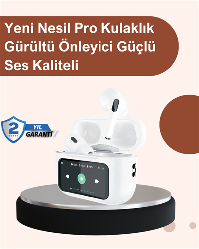 Otomatik Bağlantılı Bluetooth Kulaklık ANC Özellikli Su ve Ter Dayanıklı