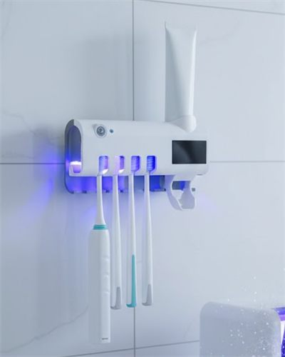 Otomatik Diş Macunu Sıkmalı UV Diş Fırçası Tutucu