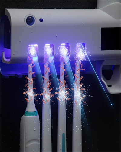 Otomatik Diş Macunu Sıkmalı UV Diş Fırçası Tutucu