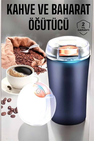 Otomatik Kahve ve Baharat Öğütücü Kolay Ve Taşınabilir