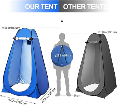 Otomatik Kamp Giyinme Çadırı