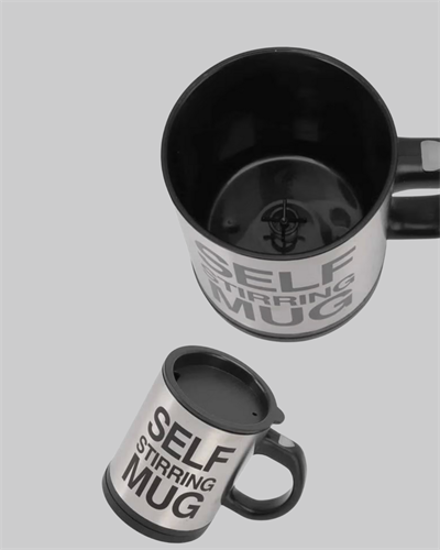 Otomatik Karıştıran Akıllı Kupa – Paslanmaz Çelik, Isı Korumalı