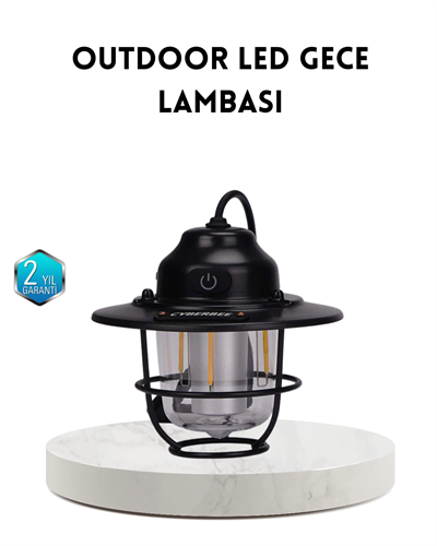 Outdoor Retro Kamp Işığı Uzun Ömürlü Pil Taşınabilir Suya Dayanıklı