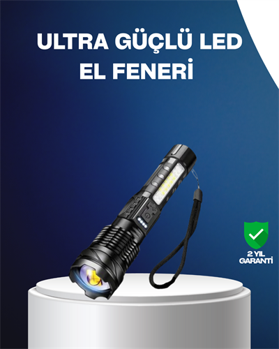 Outdoor ve Acil Durum İçin Güçlü LED El Feneri