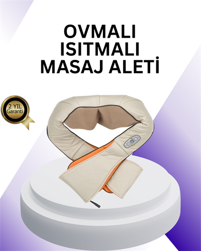 Ovmalı Isıtmalı Boyun Omuz Bel Masaj Aleti Kas ve Eklem Ağrılarına Etkili